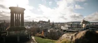 View of Edinburgh from Calton Hill.