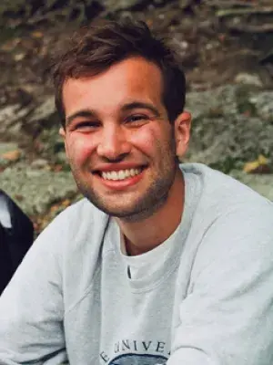 Luis smiles for the camera