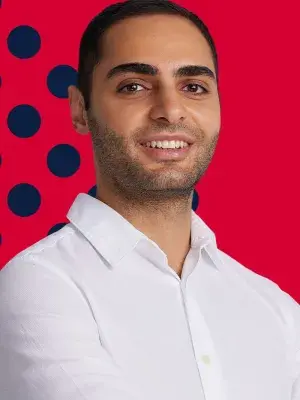 A portrait image of Armen Vardanyan, MSc Accounting and Finance graduate. 