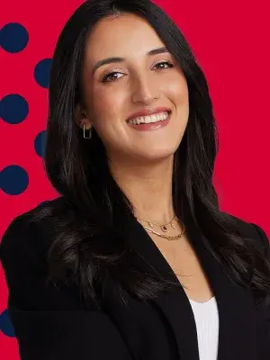 A portrait image of Haneen Abdelqader, MSc Business Analytics graduate. 